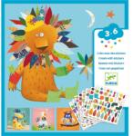 DJECO Joc creativ cu stickere Creeaza animale, Djeco (BO-DJ08932)