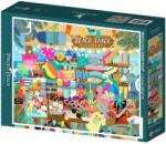 Pieces & Peace Puzzle 1000 piese Pieces & Peace Beach Souvenir Shop (3667232003024) Puzzle