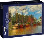 Bluebird Puzzle Puzzle 1000 piese Bluebird Claude Monet Boats at Zaandam 1871 (3663384602283) Puzzle