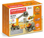 Clics Toys Set magnetic Magformers, Uimitorul set de construit pe santier (BO-clic_717004)