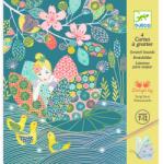 DJECO Joc creativ de razuit Iazul pastel, Djeco (BO-DJ09716)