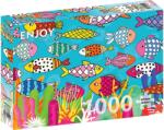 Enjoy Puzzle Puzzle 1000 piese Enjoy - Patterned Fishes (5949194020492) Puzzle
