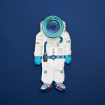 Londji Jucarie optica Astronaut, Londji (BO-LJ_CD038S12-tom)