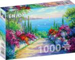 Enjoy Puzzle Puzzle 1000 piese Enjoy - Sunny Road to the Sea (5949194017478) Puzzle