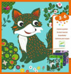 DJECO Joc creativ de razuit Animale prietenoase, Djeco (BO-DJ09093)
