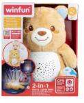 WinFun Proiector si lampa de veghe Winfun ursulet 2 in 1 cu lumini si sunete (4895038508255)