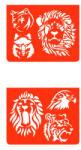 DJECO Set sabloane Animale salbatice, Djeco (BO-DJ09745)