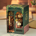 CuteBee Owl Bookstore - DIY Book Nook Kit cu LED (6975436180371)