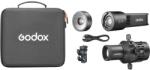 Godox RS100R lampă LED RGB full-color compactă 100W cu acumulator integrat și montură Godox S