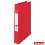 Esselte Standard Vivida caiet mecanic 4 inele 42 mm A4 roșu (14459)