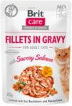 Brit Cat Fillets in Gravy with Savory Salmon 12x85 g