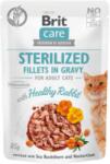 Brit Cat Sterilized Fillets in Gravy with Healthy Rabbit 12x85 g