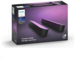Philips PLAY COL Hue White și ambianță color, două șine + adaptor, Negru (915005733901)