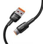 Tech-Protect Kábel töltéshez és adatátvitelhez TECH-PROTECT UltraBoost EVO, USB/USB Type-C, 100W, 5A, 1m, fekete