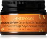 Antipodes Supernatural SPF50+ Ceramide Silk Facial Sunscreen ápoló arckrém ceramidokkal SPF 50+ 15 ml