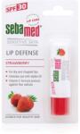 sebamed Sensitive Skin Lip Defense védő balzsam az ajkakra SPF 30 Strawberry 4.7 g