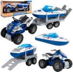MalPlay Rendőrkészlet - Quad + Motorcsónak