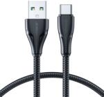 JOYROOM USB - Type-C Surpass Series gyorstöltő és adatkábel, 3A, 1, 2m, fekete (S-UC027A11)