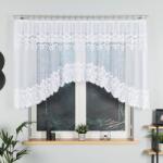 Markizeta függöny, jacquard, 300x120cm, fehér (MAR_73157)