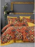  L' essential Maison Szatén Kétszemélyes Paplanhuzat Szett Orange Mustard Brown Maya - Narancssárga