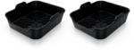 Ninja Set 2 Boluri Rectangulare din Silicon, Negru, Compatibile cu Friteuze cu Aer Cald Ninja SL400SL451 (45097844)