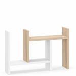  Hanah Home Multi Purpose Shelf Sonomo Oak White Lidya - Sonomo Oak, White