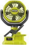 RYOBI Ventilator portabil RYOBI RCF18-0, 18 V, 10 cm, verde, cu prindere gummata (85468474) Ventilator