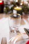  Hermia Glass Set (4 Pieces) Gold Transparent Pure 275