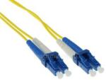 ACT LSZH Singlemode 9/125 OS2 fiber cable duplex with LC connectors 1m Yellow (RL9901) (RL9901)