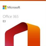 Microsoft Office 365 E3, 1 User, 5 Devices, 1Year (CFQ7TTC0LF8R:11YY)