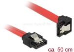 Delock 6 Gb/s sebességet biztosító SATA-kábel egyenes csatlakozódugóval > lefelé néző SATA-csatlakozó (DL83979) (DL83979)