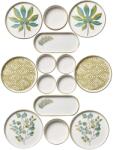Hermia Breakfast Set (14 Pieces) Multicolor K-14-Prç-Yaprak-Ikat-Kahvaltı