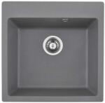 Inter Ceramic Chiuveta compozit Inter Ceramic finisaj granit gri 50x50 cm (5050 GRAY) Chiuveta