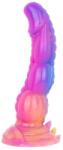 Mythical Mates Dildo Mythical Mates Blazetail Dragon cu Ventuza, Silicon, Mov Neon, 25.5 cm Dildo