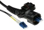ACT Singlemode 9/125 OS2 duplex fiber with LC and IP67 LC connectors 30m Black (RL7330) (RL7330)