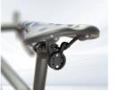 CYCLAMI S11 lámpatartó konzol nyeregpálcára, műanyag, hátsó, Garmin, fekete