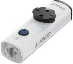 CYCLAMI AI1200 USB-ről tölthető első lámpa, alu házas, kormány alá vagy fölé, 1200 lumen, fehér