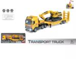 Man Yuk Toys Camion transport utilaje cu excavator - 40 cm (PY8511A)