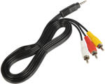 BLOW Cablu de interconectare Jack 3, 5 4P-3xRCA 1, 5 m (4877-)