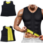 Ruhhy Férfi fitnesz neoprén felső, fekete