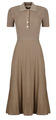 Michael Kors Hosszú ruhák FIT N FLARE POLO SS MIDI Barna EU XL