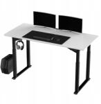 Ultradesk Téglalap alakú íróasztal Ultradesk 160 x 75 x 116 cm fehér, fekete (UDESK-UP-WTDE)