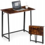 ModernHOME Összecsukható számítógépasztal 80x45 cm laptop asztal loft öregített orz (TH-FD-7-16)