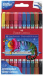 Faber-castell Filctoll FABER-CASTELL kétvégű csillámos 10 darabos (151107)