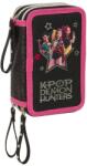 SAFTA töltött tolltartó, 3-emeletes, fekete, K-POP DEMON HUNTERS (442668857)