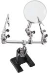 REBEL Unealta ajutatoare cu lupa 60mm 3 dioptrii si clesti reglabili 110mm pentru lipire Rebel NAR0044 (NAR0044) - pretexpert