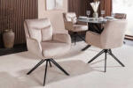 Brock Design forgószék Brock bézs bársony