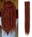 Dsoar szintetikus dreadlock hajhosszabbítás horgolt, 20 szál - 350# szín - 61 cm