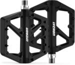 LYCAON lapos kerékpárpedál MTB/BMX/országúti, CR-MO tengely, 9/16" - fekete