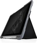 STM Dux Plus Duo iPad 10.2" tok Apple Pencil tartóval - fekete/átlátszó